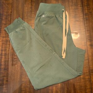 Figs Olive Green Technical Collection Pants